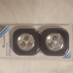 SONTAX  2 pack LED puck square light new 2.5 in di